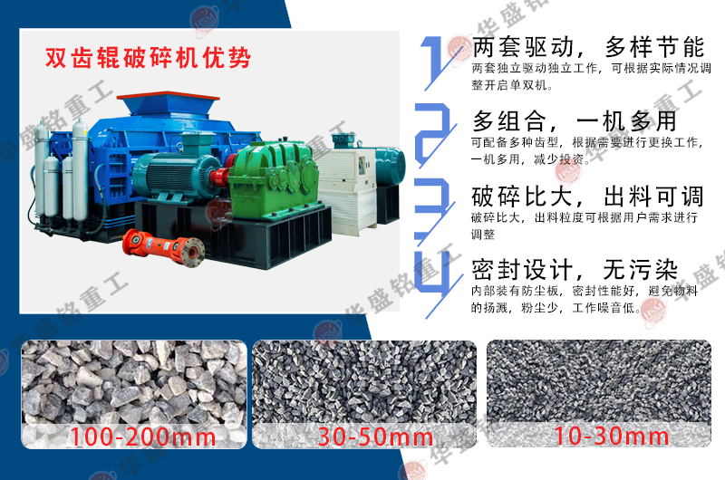 專吃煤炭、銑刨料，雙齒輥破碎機產量大嗎？多少錢